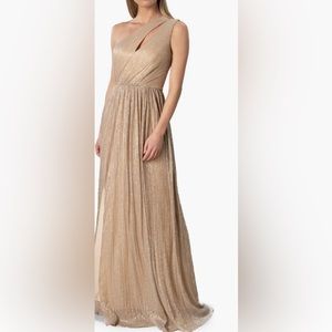 Dress the Population Kienna Dress Pale Gold Size S